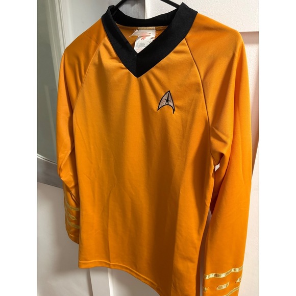 Rubie's Other - Star Trek Captain Kirk Costume Shirt Gold Command Uniform Rubies Small Cosplay